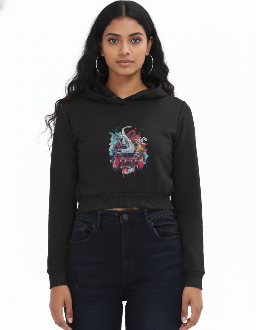 Female Cropped Hoodie