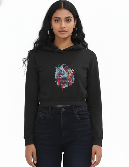 Female Cropped Hoodie