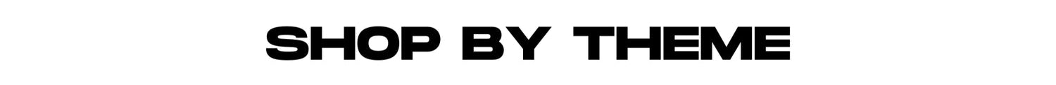 Text 'SHOP BY THEME' in black on a white background